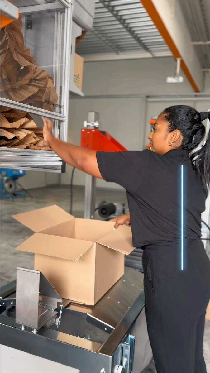 Ergonomische Fuellmaterialentnahme