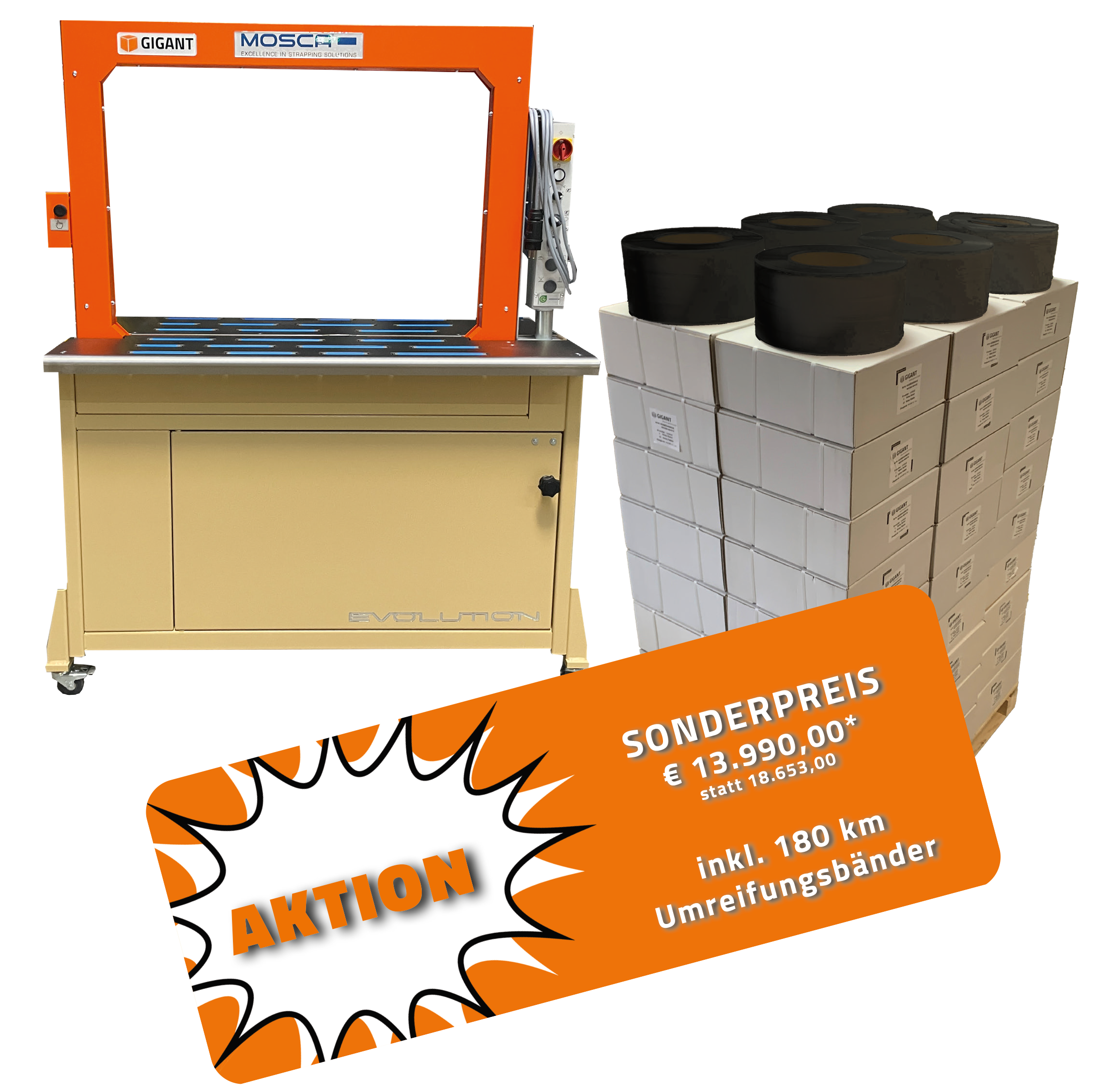 Aktion Evolution SoniXs MP-6 T 800 x 600 in Sonderfarbe orange