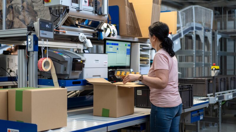 Ergonomischer Packplatz Moosmayr