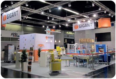 Messauftritt GIGANT bei der Fachpack 2012