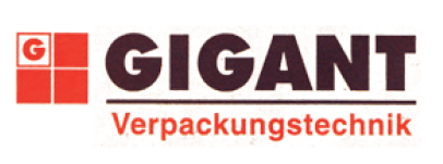 Historisches GIGANT Logo aus dem Jahr 1992 GIGANT Logo 1992 – Verpackungstechnik